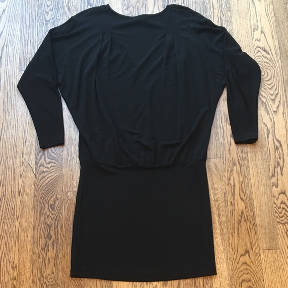 Black Dolman Sleeve Mini Dress by Haute Hippie - Picture 4 of 8